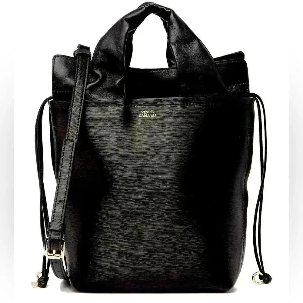 NWOT Vince Camuto Asti Saffiano Leather Satchel/Crossbody With Removable Strap